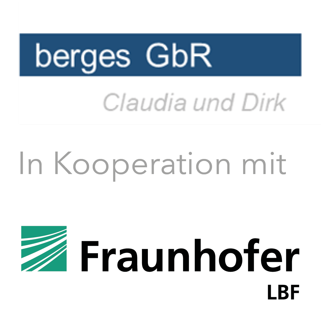 Logo von Berges GbR in Kooperation mit dem Fraunhofer-Institut für Betriebsfestigkeit und Systemzuverlässigkeit LBF